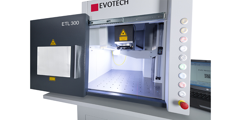Laserbeschriftungs-Maschine ETL 300 von EVOTECH